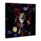 Stupell Industries Lion & Dark Blooms Canvas Wall Art Design by Reinders
